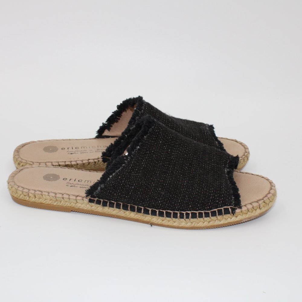 Eric Michael Olisa Espadrille Slide Sandals - Picture 6 of 8